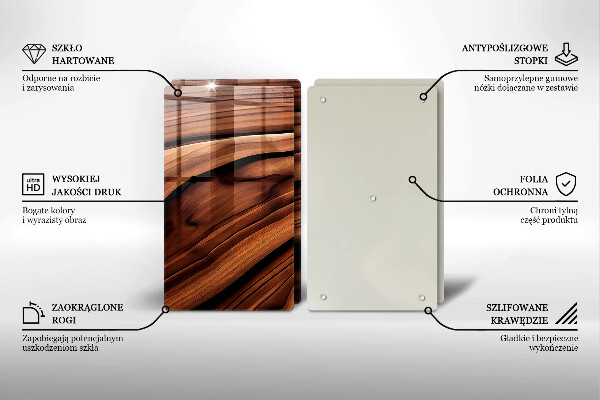 Deska do krojenia Struktura drewna