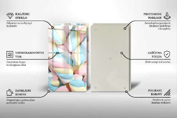 Deska do krojenia Kolorowe pianki