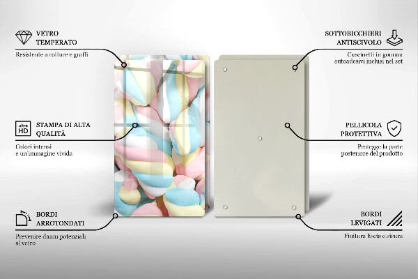 Deska do krojenia Kolorowe pianki