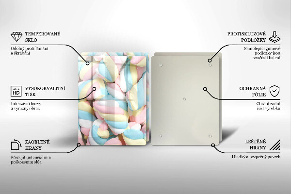 Deska do krojenia Kolorowe pianki