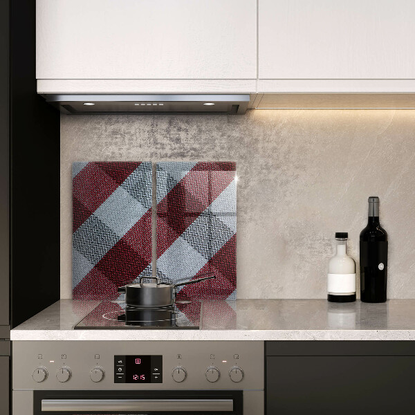 Deska do krojenia Czerwono biała krata