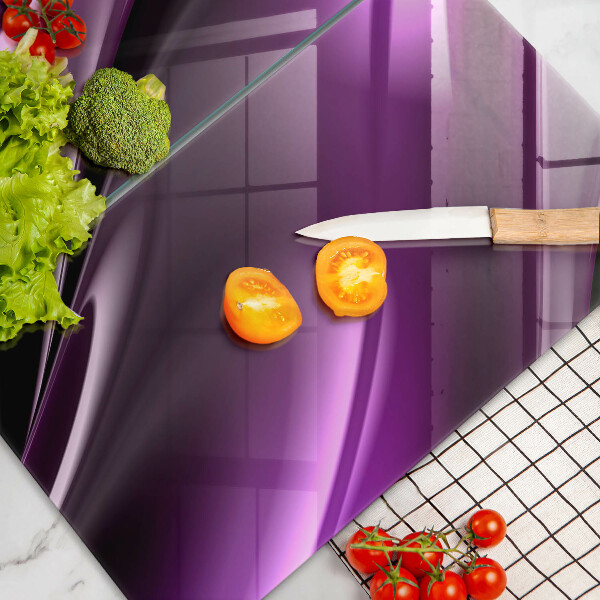 Deska do krojenia Fioletowa abstrakcja