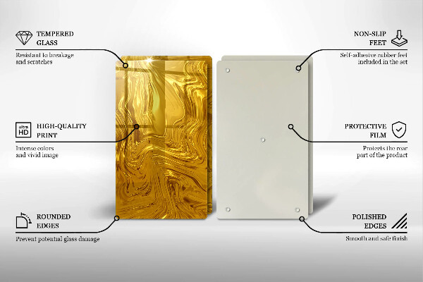 Deska do krojenia Złota tekstura