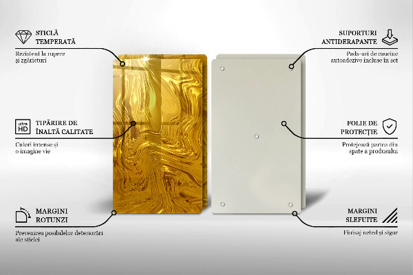 Deska do krojenia Złota tekstura