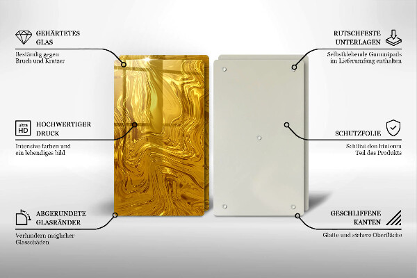 Deska do krojenia Złota tekstura
