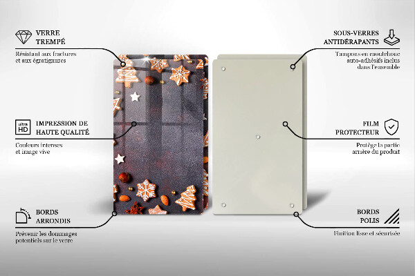 Deska do krojenia Pierniczki świąteczne