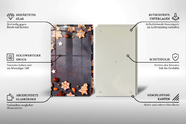 Deska do krojenia Pierniczki świąteczne