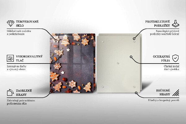 Deska do krojenia Pierniczki świąteczne