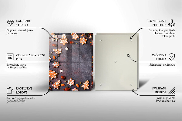 Deska do krojenia Pierniczki świąteczne