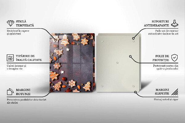 Deska do krojenia Pierniczki świąteczne