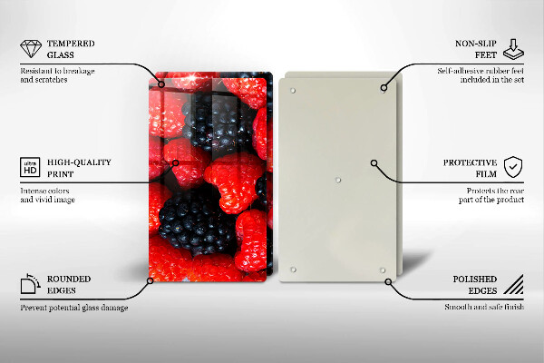 Deska do krojenia Maliny i jeżyny