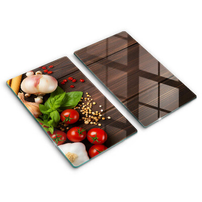 Deska do krojenia Warzywa na stole