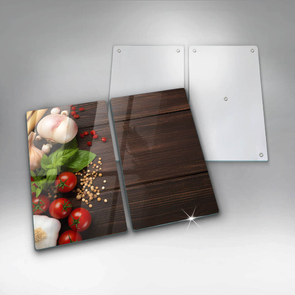 Deska do krojenia Warzywa na stole