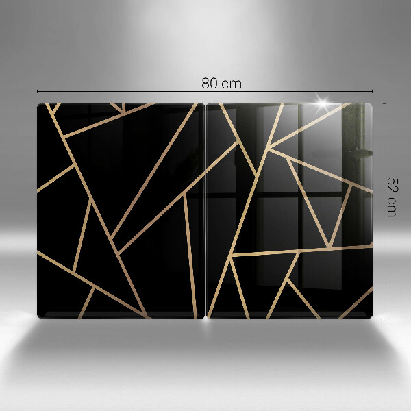 Deska do krojenia Czarna abstrakcja