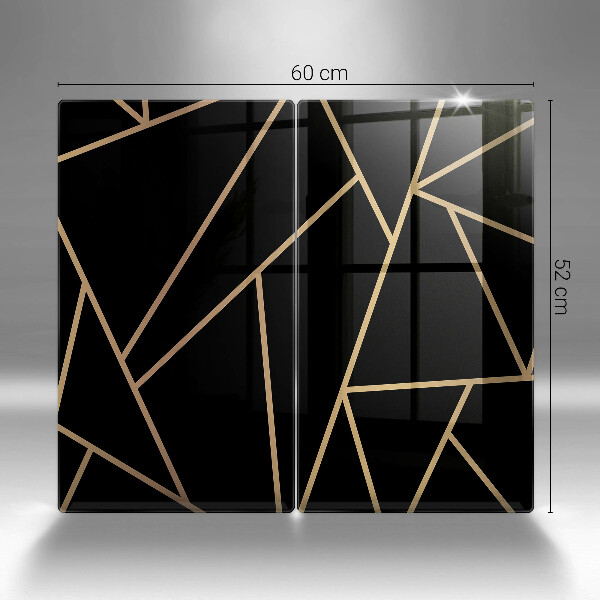 Deska do krojenia Czarna abstrakcja