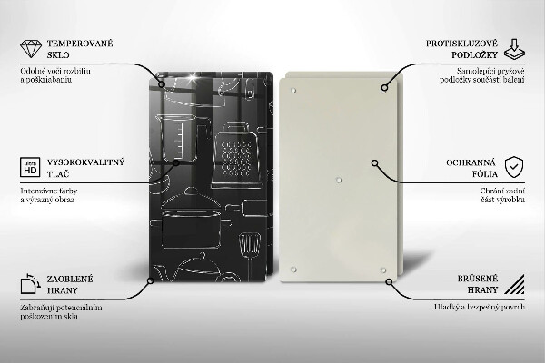 Deska do krojenia Rysunkowe akcesoria kuchenne