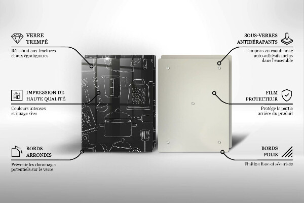Deska do krojenia Rysunkowe akcesoria kuchenne