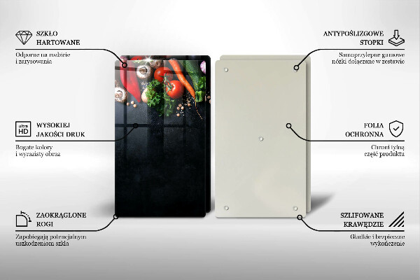 Deska do krojenia Kolorowe warzywa