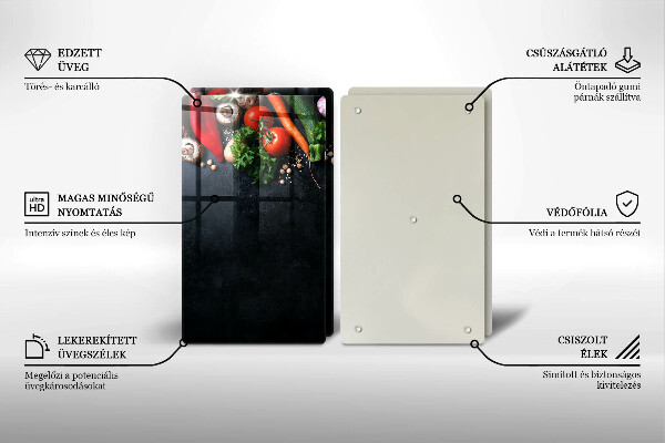 Deska do krojenia Kolorowe warzywa