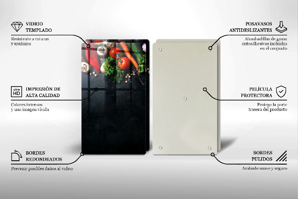 Deska do krojenia Kolorowe warzywa