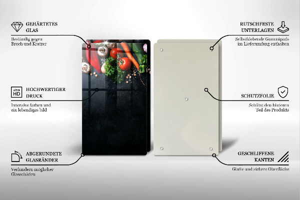 Deska do krojenia Kolorowe warzywa