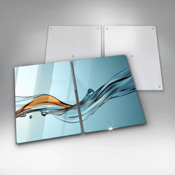 Deska do krojenia Woda na niebieskim tle