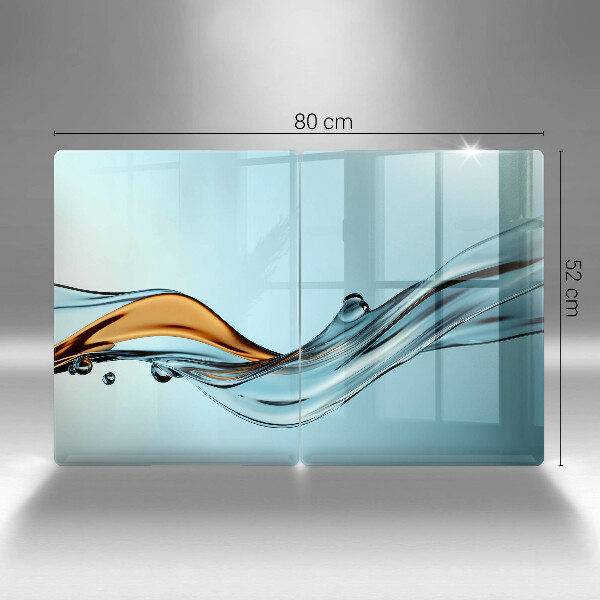 Deska do krojenia Woda na niebieskim tle