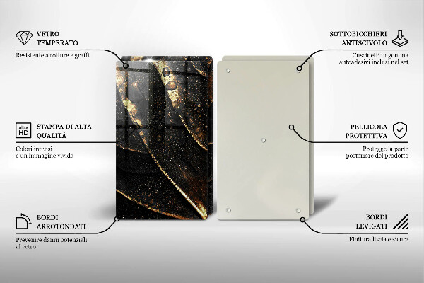 Deska do krojenia Złoty liść