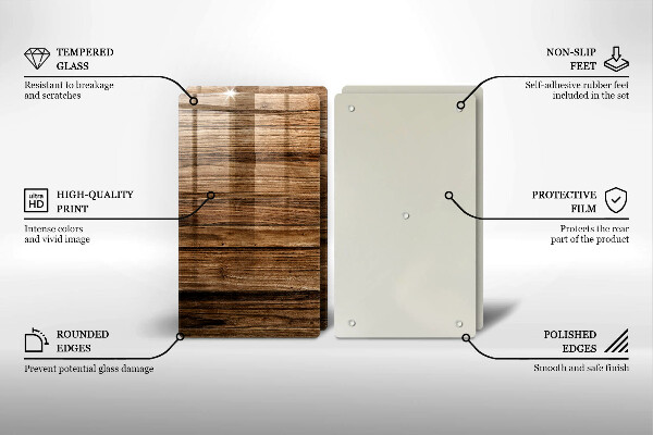 Deska do krojenia Tekstura drewna