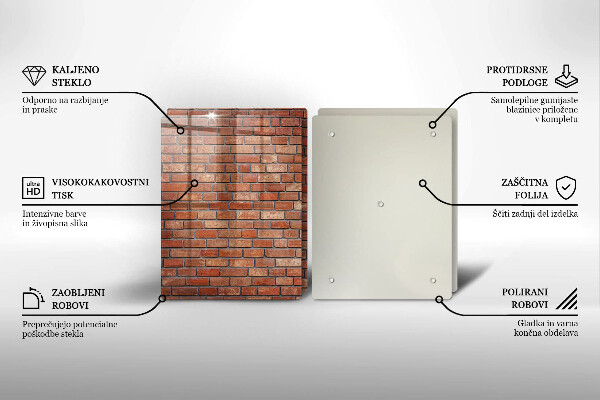 Deska do krojenia Ceglana ściana mur