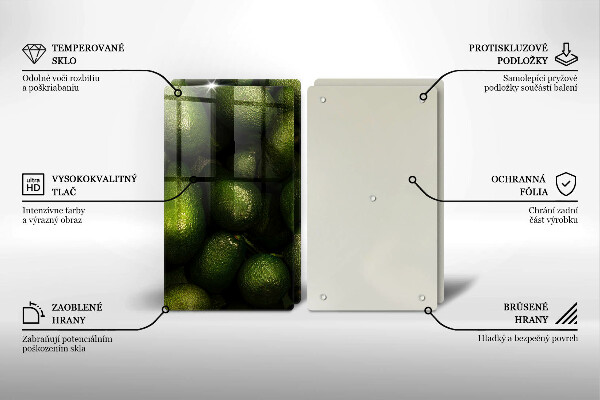 Deska do krojenia Owoce awokado