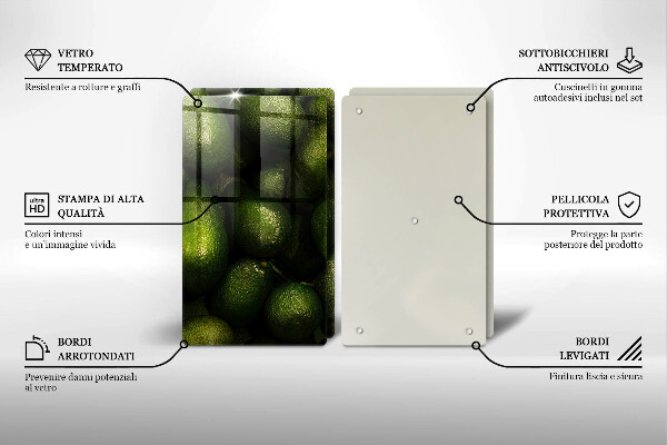 Deska do krojenia Owoce awokado