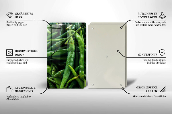Deska do krojenia Strączki groszek