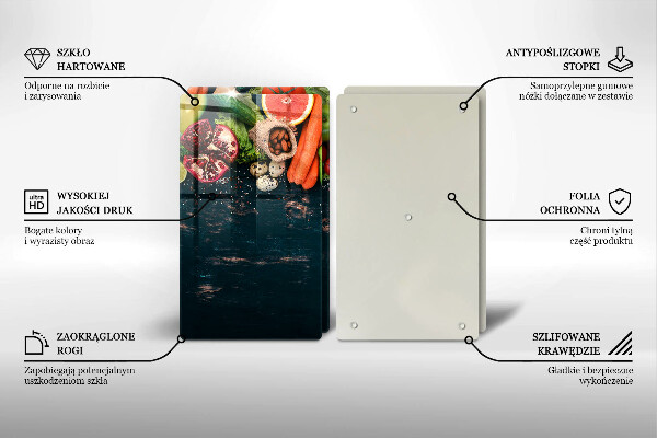 Deska do krojenia Owoce i warzywa