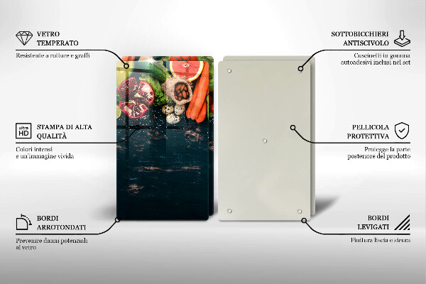 Deska do krojenia Owoce i warzywa