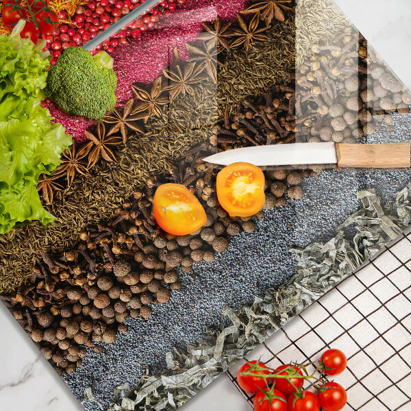 Deska do krojenia Kolorowe przyprawy