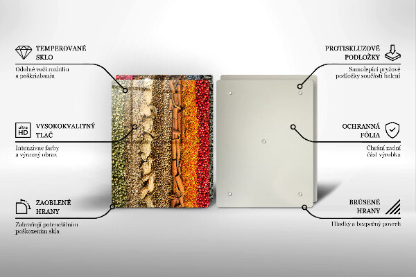Deska do krojenia Kolorowe przyprawy