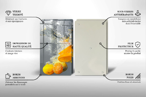 Deska do krojenia Cytryny w wodzie