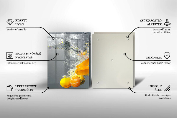 Deska do krojenia Cytryny w wodzie