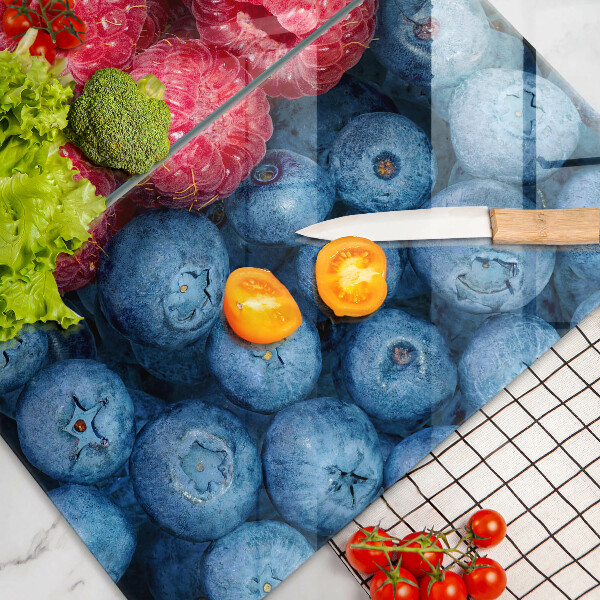 Deska do krojenia Owoce maliny i borówki