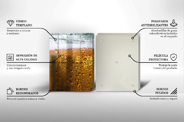 Deska do krojenia Mokra szklanka piwa