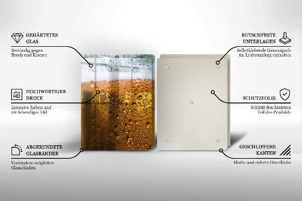 Deska do krojenia Mokra szklanka piwa