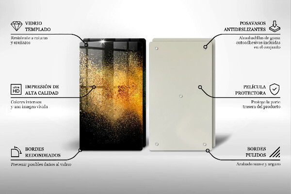 Deska do krojenia Kolorowe przyprawy