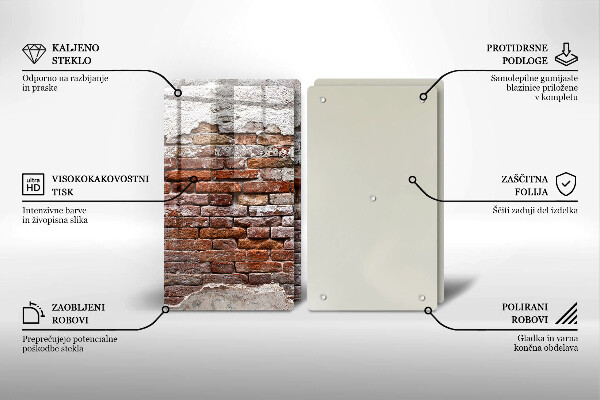 Deska do krojenia Stary mur cegły i beton