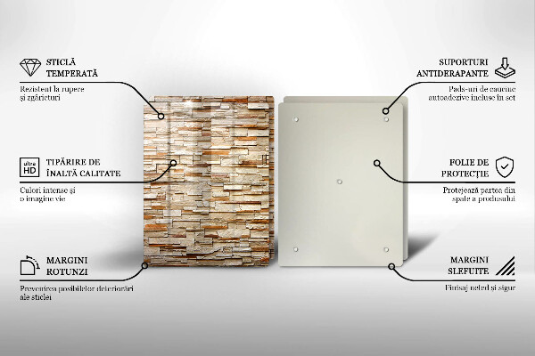 Deska do krojenia Tekstura ozdobne kamienie