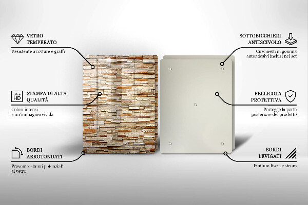 Deska do krojenia Tekstura ozdobne kamienie