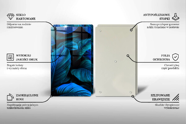 Deska do krojenia Liście roślinność dżungli