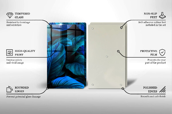 Deska do krojenia Liście roślinność dżungli