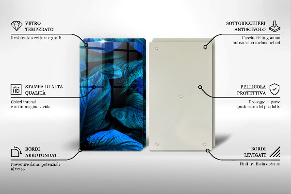 Deska do krojenia Liście roślinność dżungli