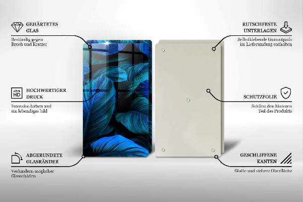 Deska do krojenia Liście roślinność dżungli